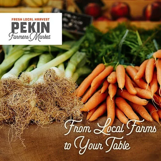 Pekin Farmers Market produce